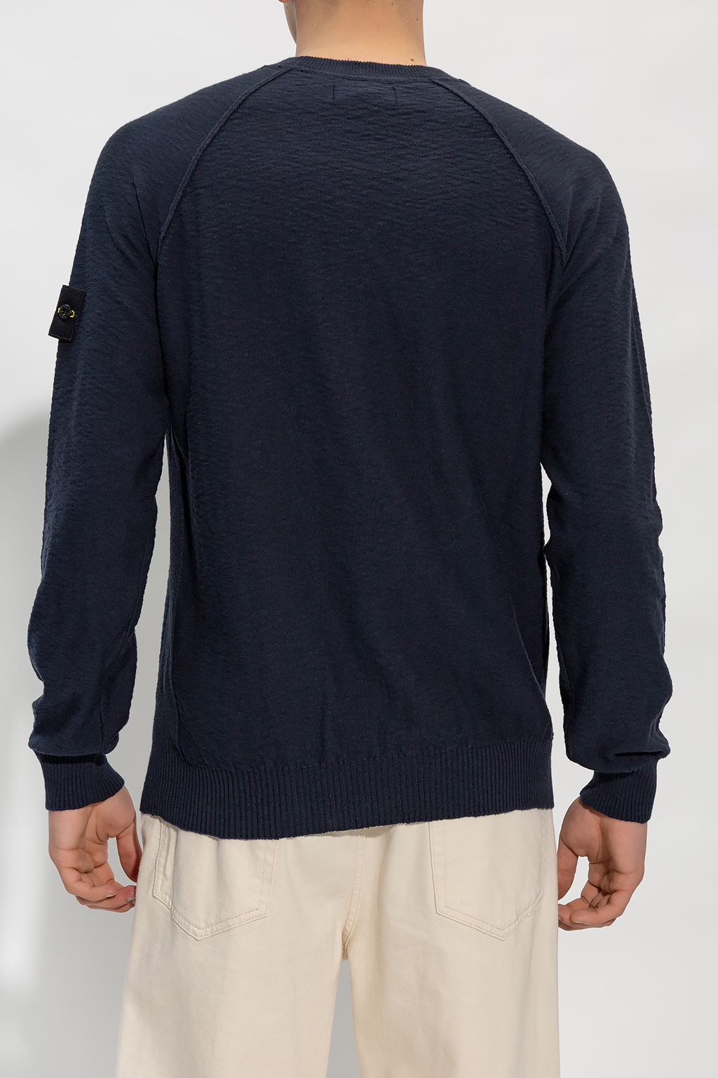 Navy blue Sweater with logo Stone Island - Kenzo Kids